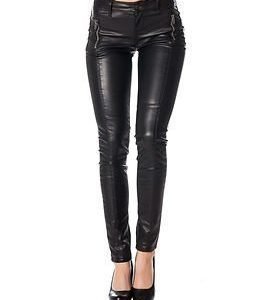 Vero Moda Seven Maggie Zip PU Pants Black