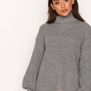 Vero Moda Vmagnes H-Neck Top Ga Neulepusero Vaaleanharmaa