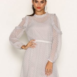 Vero Moda Vmamanda L / S Dress Ga Mekko Vaaleanharmaa