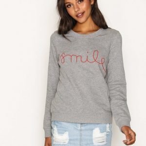 Vero Moda Vmann Ls Sweat D2-5 Svetari Vaaleanharmaa