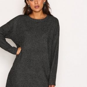 Vero Moda Vmbrilliant Ls O-Neck Long Blouse N Neulepusero Musta