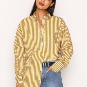 Vero Moda Vmcannes L / S Long Shirt O17 Kauluspaita Oranssi