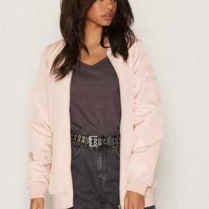 Vero Moda Vmelina Jacket A Bomber Takki Vaalea Pinkki