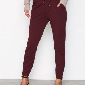 Vero Moda Vmeva Mr Loose String Pant Color Housut Tummanpunainen