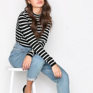 Vero Moda Vmglory Stripe Ls Turtleneck Noos Neulepusero Raidallinen