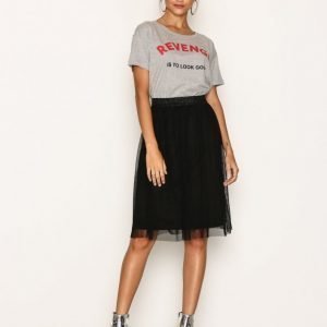 Vero Moda Vmmasha Pleat Hw Abk Skirt Dnm Jrs Hame Musta