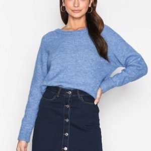 Vero Moda Vmmaya A-Shape Short Denim Skirt Sh Midihame Tummansininen