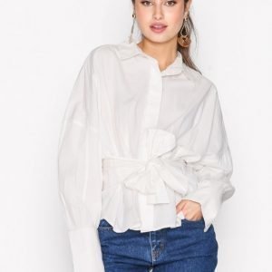 Vero Moda Vmnate L / S Shirt D2-1 Kauluspaita Valkoinen