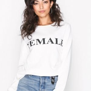 Vero Moda Vmnewfemme L / S Sweatshirt D2-1 Svetari Valkoinen