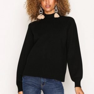 Vero Moda Vmpippi Ls Zip Blouse Vip Neulepusero Musta