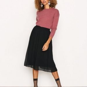 Vero Moda Vmpleta H / W Calf Skirt D2-5 Midihame Musta