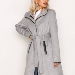 Vero Moda Vmprato Rich 3 / 4 Wool Jacket Noos Pitkä Takki Vaaleanharmaa