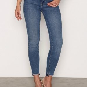 Vero Moda Vmseven Nw Ss Hl Ankle Jeans Ba388 Farkut Sininen