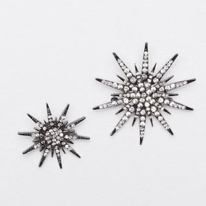 Vero Moda Vmstar Glitter Brooch 2-Pakkaus Rintamerkki Harmaa