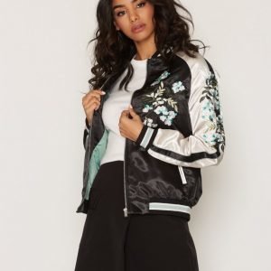 Vero Moda Vmsugar Short Jacket Bomber Takki Musta