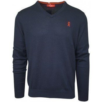 Vicomte Arthur Pull col V bleu marine neulepusero