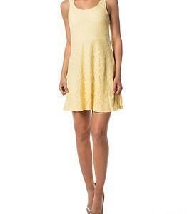 Vila Flus Short Dress Pale Banana