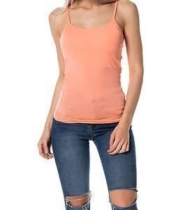 Vila Surface Strap Top Favourites Coral