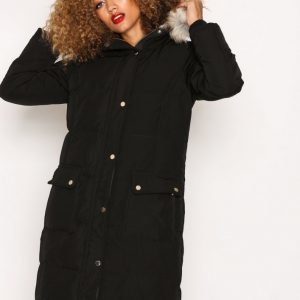 Vila Vicalifornia Down Coat-Noos Parkatakki Musta