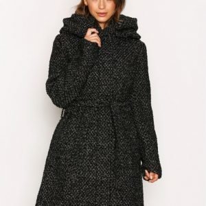 Vila Vicama New Wool Coat-Noos Pitkä Takki Musta