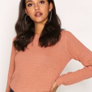 Vila Vichassa L / S Knit Top-Noos Neulepusero Vaaleanpunainen