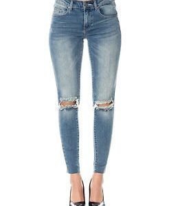 Vila Vicrush Skinny Medium Blue Denim