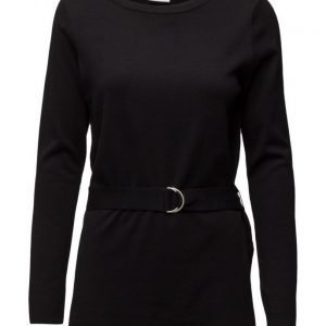 Vila Vidate L/S Belted Knit Top neulepusero