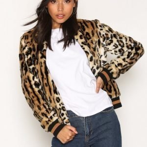 Vila Vifleur Leo Jacket Tekoturkki Leopard