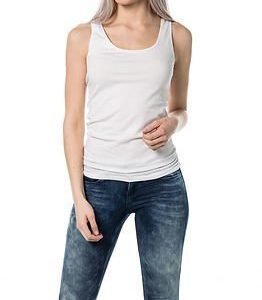 Vila Viofficiel New Tank Top Optical Snow