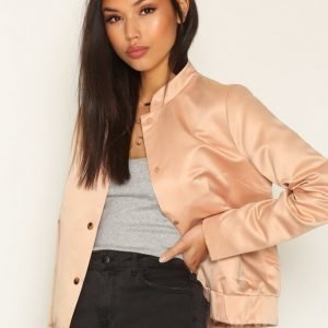 Vila Vipalm Bomber Jacket Gv Takki Vaaleanruskea