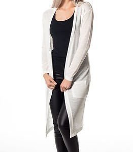 Vila Viparel Long Cardigan Snow White