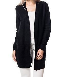 Vila Viriva Rib Cardigan Black