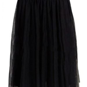 Vila Virokas Midi Skirt Tyllihame