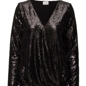 Vila Visenalo L/S Sequin Top pitkähihainen pusero