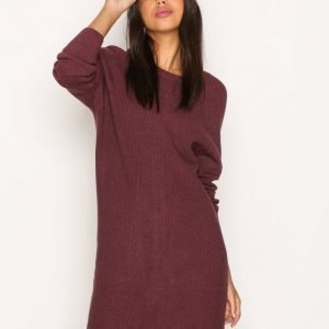 Vila Visia L / S Knit Dress Loose Fit Mekko Violetti