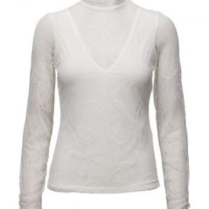 Vila Visinni L/S Lace Top pitkähihainen pusero