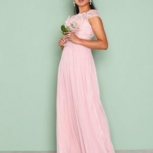 Vila Viulricana S / S Maxi Dress / 2 Juhlamekko Vaalea Pinkki