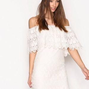 Vila Viwoodstock Off-Shoulder Dress / Dc Kotelomekko Offwhite