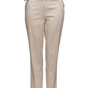 Violeta by Mango Belt Cotton-Blend Trousers chinot