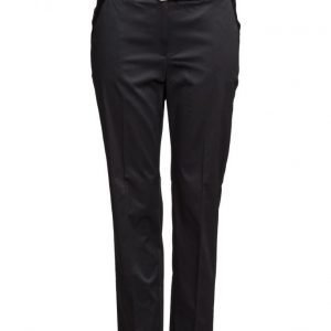 Violeta by Mango Belt Cotton-Blend Trousers suorat housut