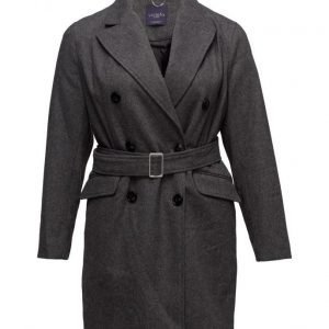 Violeta by Mango Belt Wool Coat villakangastakki