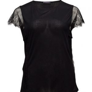 Violeta by Mango Blonda Sleeve T-Shirt lyhythihainen pusero