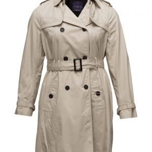 Violeta by Mango Classic Cotton Trench Coat trenssi