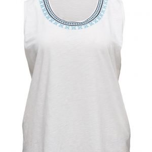 Violeta by Mango Embroidered Cotton Top