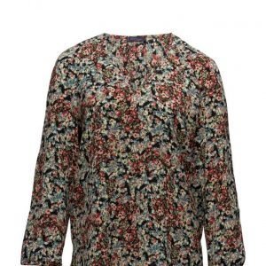 Violeta by Mango Floral Print Blouse pitkähihainen pusero