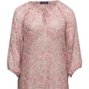 Violeta by Mango Flowy Printed Blouse pitkähihainen pusero