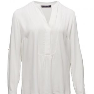 Violeta by Mango Flowy Textured Blouse pitkähihainen pusero