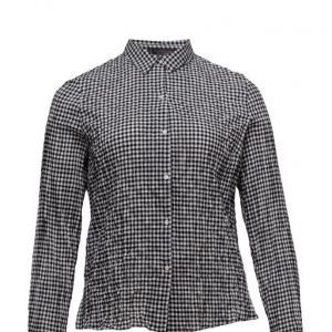 Violeta by Mango Gingham Check Shirt pitkähihainen paita