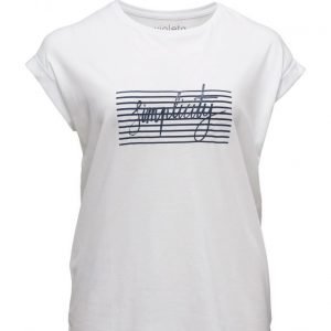 Violeta by Mango Message Cotton T-Shirt