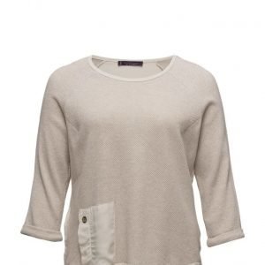 Violeta by Mango Metallic Cotton-Blend Sweatshirt svetari